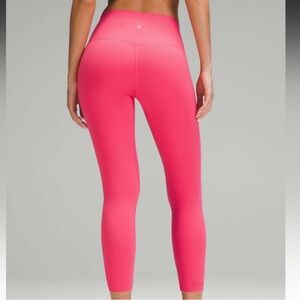 LULULEMON ALIGN HIGH RISE LEGGING 25” POCKETS GLAZE PINK SIZE 10 Waist 14” NWT